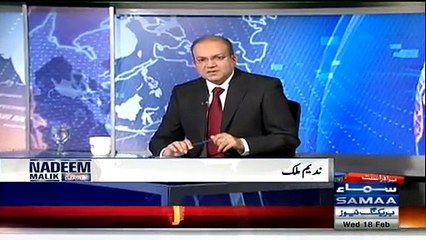Nadeem Malik Live ~ 18th February 2015 - Pakistani Talk Shows - Live Pak news