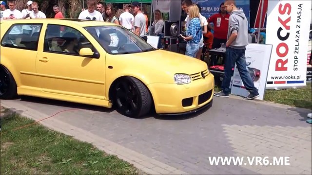 YELLOW VW Golf MK4 V6 TURBO 2 8 4MOTION SOUND