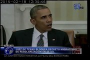 Suspenden temporalmente el plan de Obama para regularizar a inmigrantes