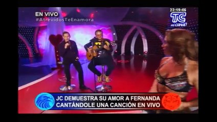 Download Video: Atrevidos: 'JC' le cantó a Fernanda por San Valentín.