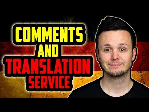 Answering Comments + Translation Service In EVERY Video | ANNOUNCEMENT | Get Germanized