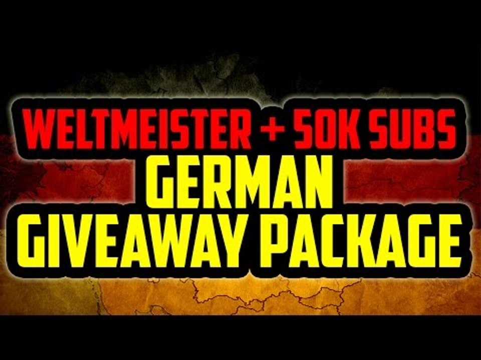 50K SUBSCRIBERS + WELTMEISTER GIVEAWAY PACKAGE