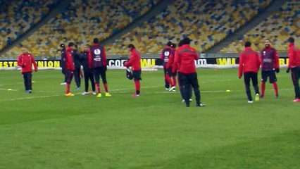 Προπόνηση του Ολυμπιακού στο Ολιμπίσκι (1)