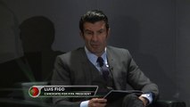 Luis Figo habla sobre los amaños y sobre la violencia en el fútbol