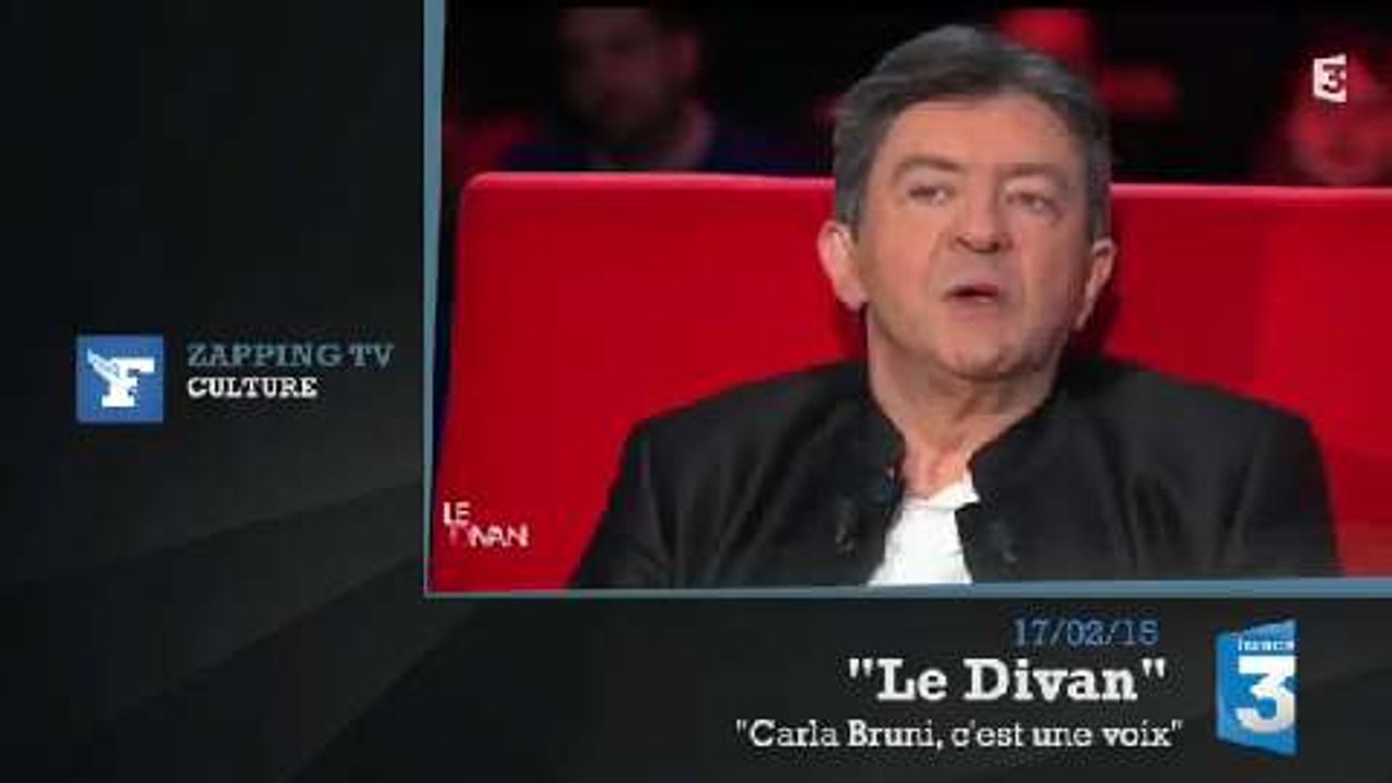 Zapping TV : Jean-Luc Mélenchon admire la voix de... Carla Bruni