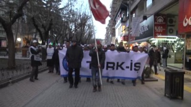 İşçilerden Kıdem Tazminatı Protestosu