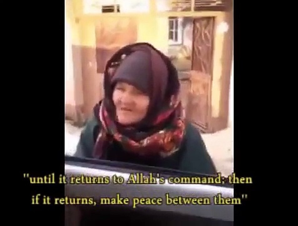 Quand une vieille dame s'en prend à des terroristes de l'État islamique