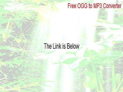 Free OGG to MP3 Converter Serial [free ogg to mp3 converter linux]