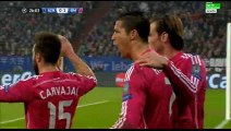 Goal Cristiano Ronaldo _ Schalke vs Real Madrid -18-02-2015 (Play Offs)
