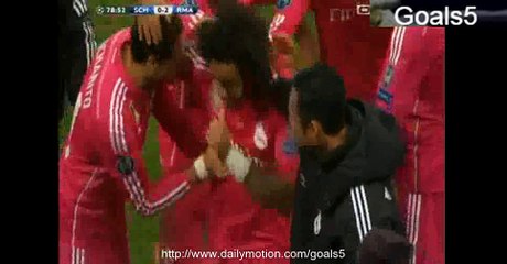 Marcelo Amazing Goal Schalke 0 - 2 Real Madrid Champions League 18-2-2015