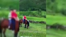Kids Falling from Horse - Horse Fail