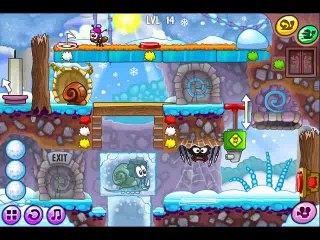 Snail Bob 6 Winter Story Walkthrough Level 14