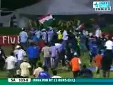 2008 U19 CRICKET WORLD CUP - WINNING CELEBRATION INDIA