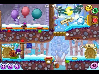 Snail Bob 6 Winter Story Walkthrough Level 21