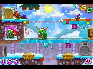 Snail Bob 6 Winter Story Walkthrough Level 22