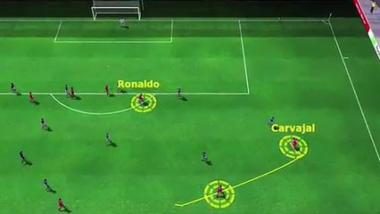 Real Madrid'i 1-0 öne geçiren Ronaldo'nun golü