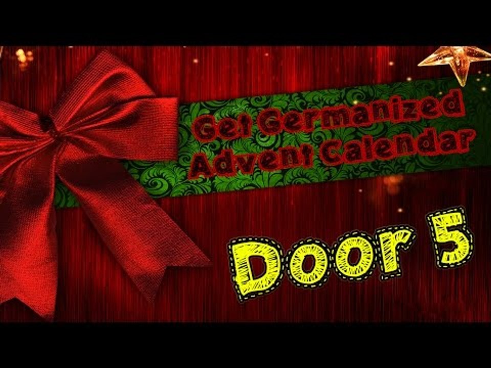 Door #5 | Get Germanized Advent Calendar - 24 Days Of Free German Chocolate