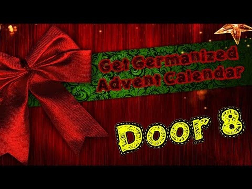 Door #8 | Get Germanized Advent Calendar - 24 Days Of Free German Chocolate