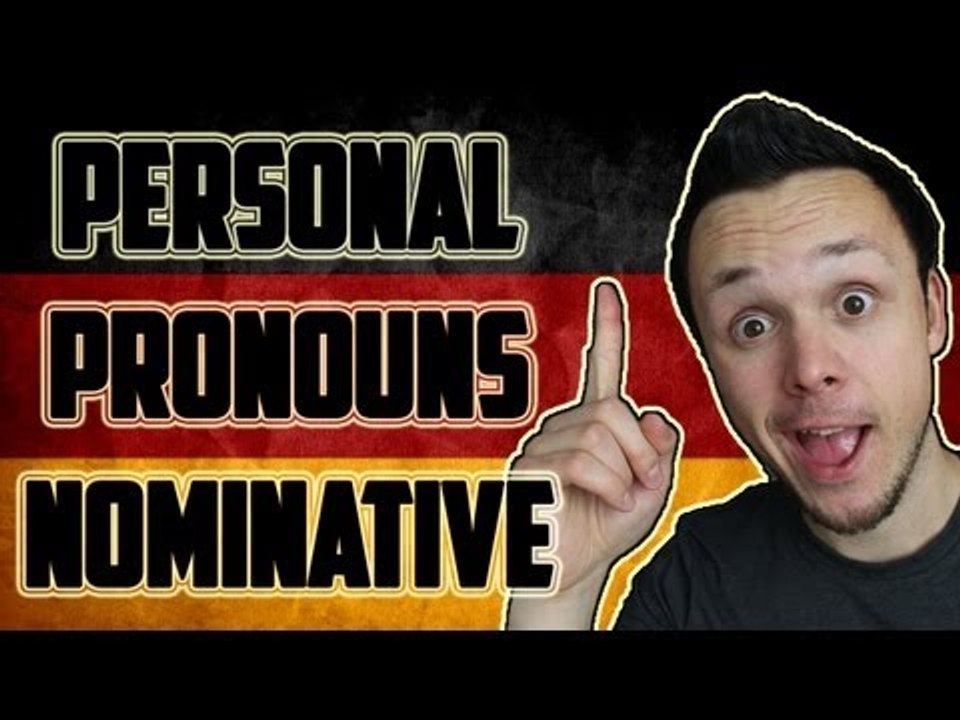 Personal Pronouns (nominative) | Learn German