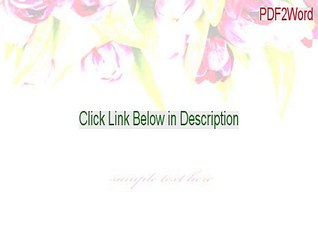 PDF2Word Key Gen - Instant Download 2015