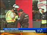 Asalto a local de comida rápida deja dos heridos en Quito