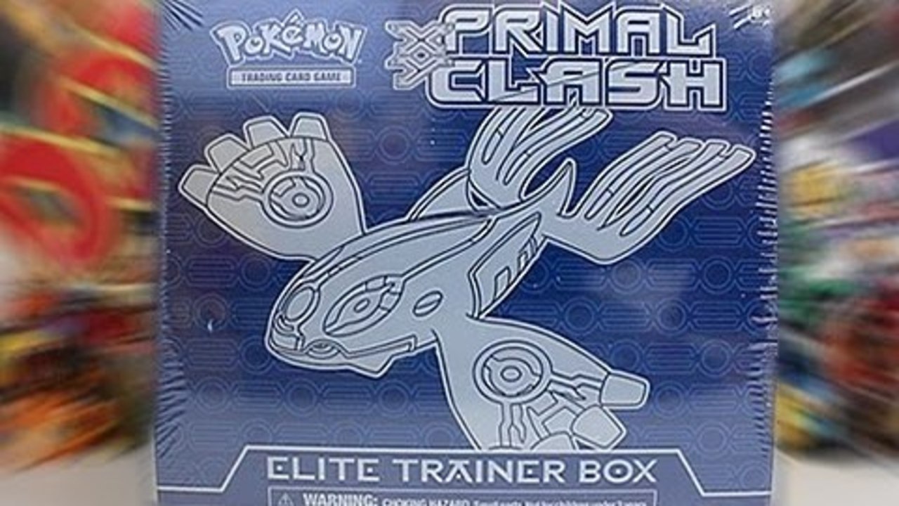 Opening A Kyogre Primal Clash Elite Trainer Box!