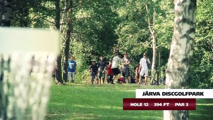 Disc Golf Hole In One - KJ Nybo Hole 12 @ European Masters 2014