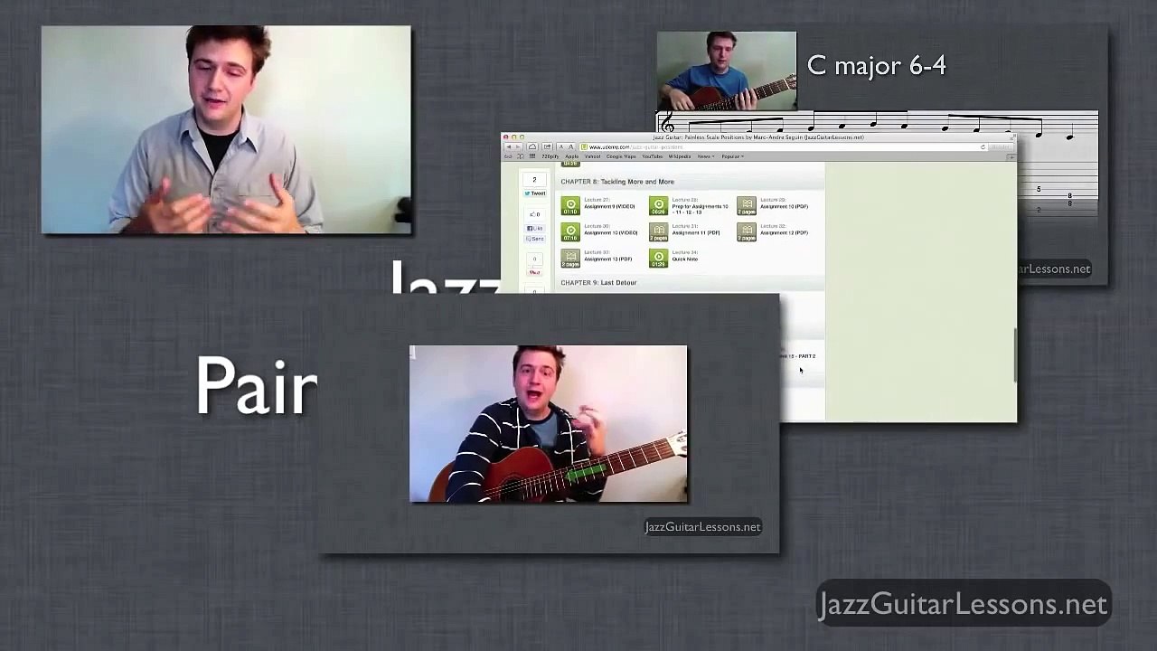 Jazz Guitar: Painless Scale Positions - Online Jazz Guitar Course