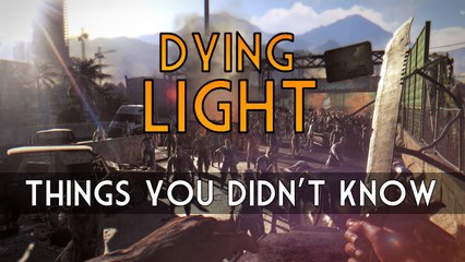 Things You Didn't Know about Dying Light (possibly)