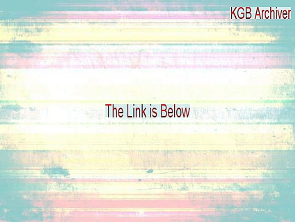 KGB Archiver Key Gen (kgb archiver mac)