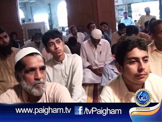 Sahabah Aur Itaat e Rasool SAW (Khutba Sajid Mir)14-11-2014