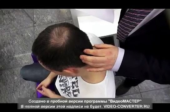 Элементарный способ убрать залысину на макушке.