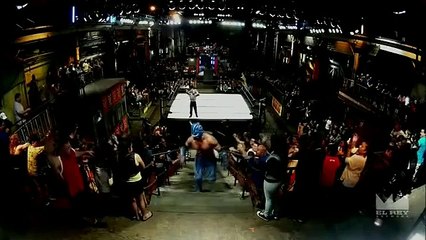 Drago Splashes King Cuerno Through a Table