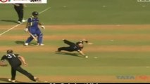 Best Denied Catch Ever by Nathan McCullum - ICC T20 World Cup- NZ v Sri Lanka