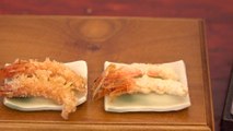 Cook in mini kitchen : Mini Food Shrimp tempura and fried shrimp