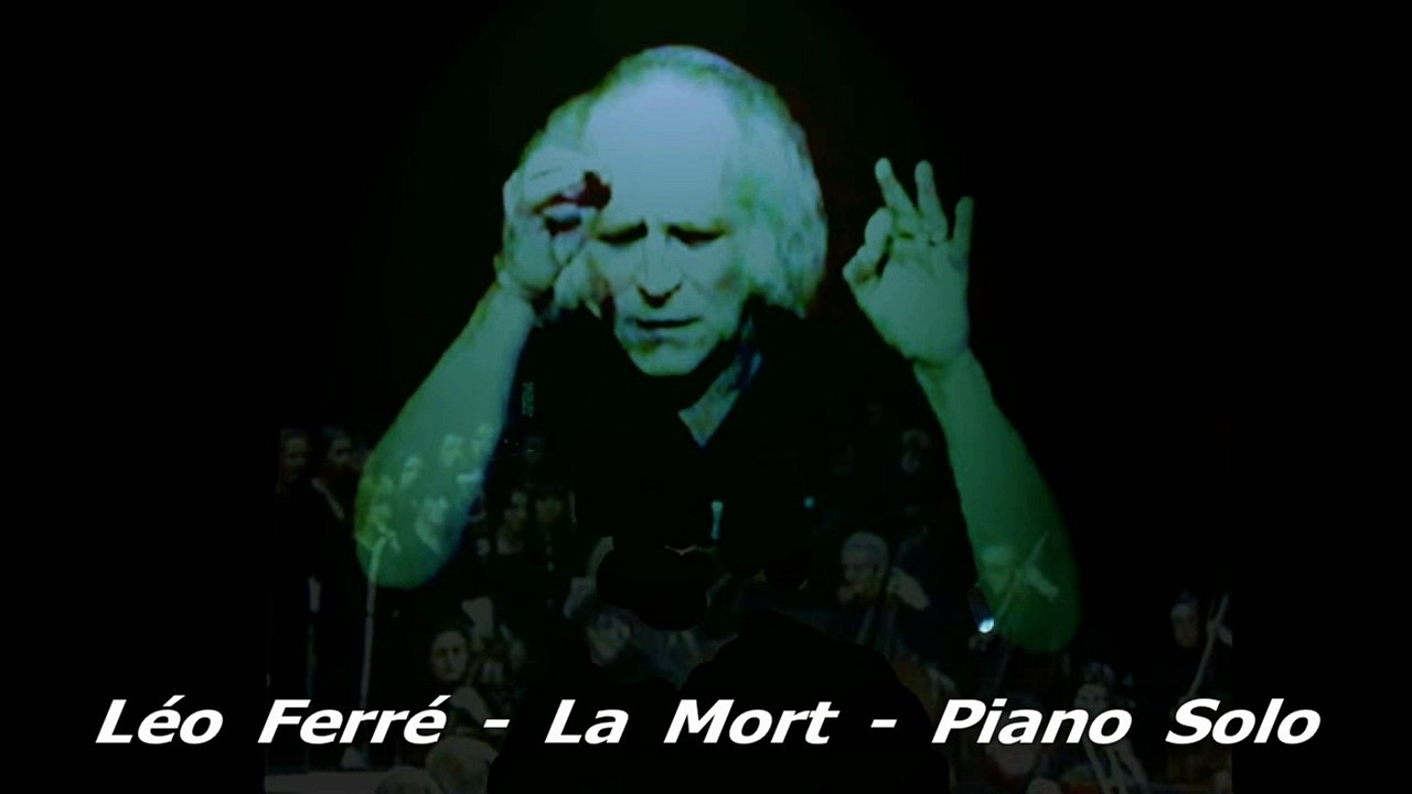 Léo Ferré - La Mort - Piano Solo