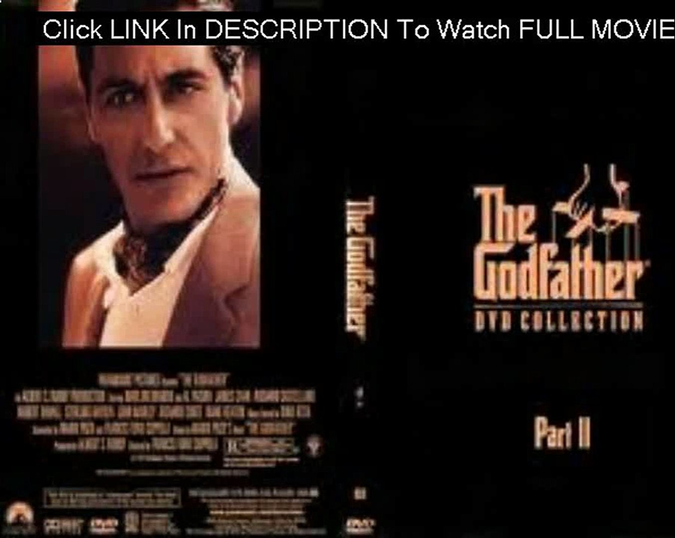 Watch The Godfather Part Ii 1974 Full Movie Online Streaming Video Dailymotion