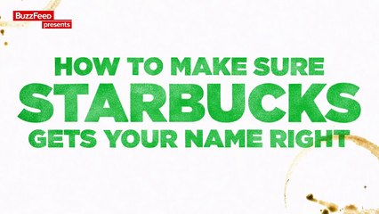 What's Your Starbucks Name?