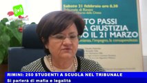 250 studenti a scuola nel tribunale di Rimini per parlare di mafia e legalità