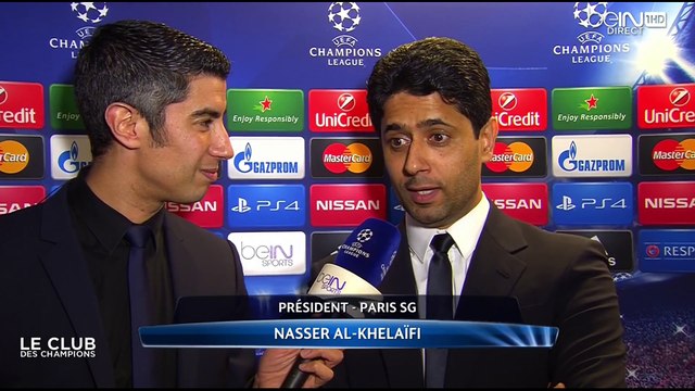 Nasser Al-Khelaïfi en direct sur beIN SPORTS : Je suis fier de notre coach