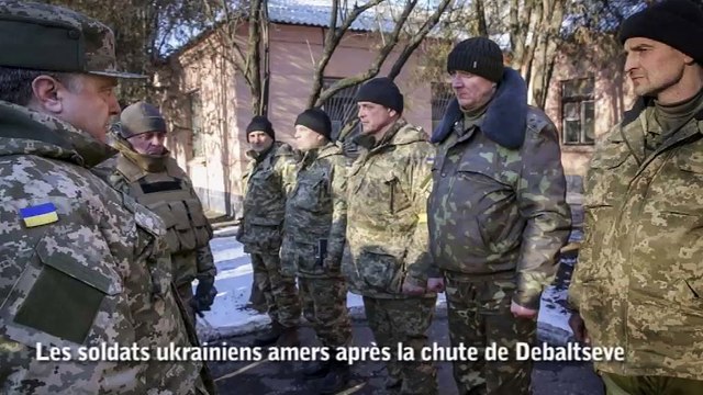L'amertume des soldats ukrainiens après la bataille de Debaltseve