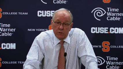 Coach Boeheim vs. Louisville Post Game