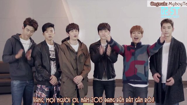 [Vietsub - 2ST] 2PM New Year's Greeting @ Pelicana 2015