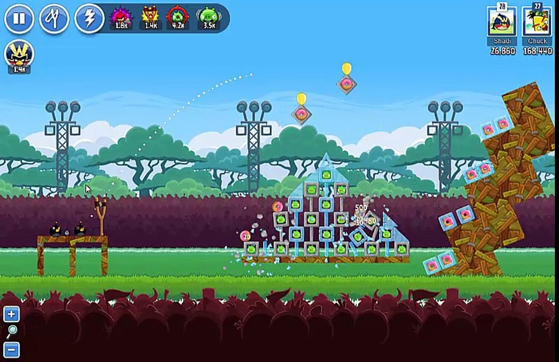 Angry Birds Friends Tournament Week 144 Level 5 | no power HighScore ( 75.560 k )