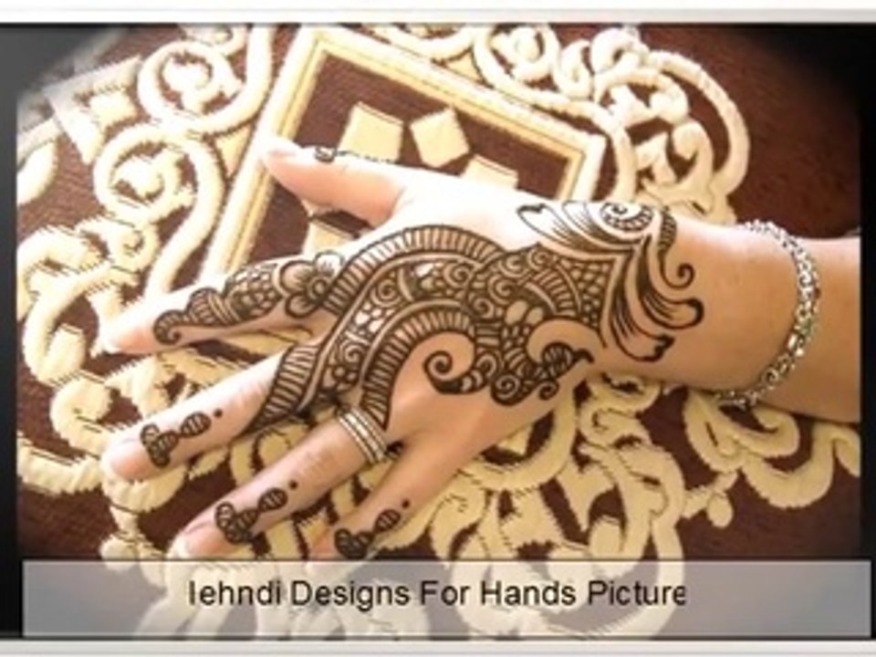 Mehndi Designs For Hands Pictures