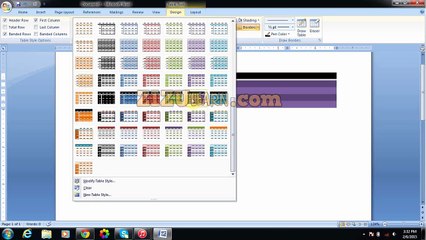 Tables Formatting in Microsoft Word in URDU- [Free]