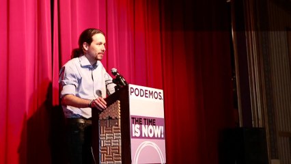 Jornadas Podemos en Nueva York con Pablo Iglesias & Pablo Bustinduy (16.02.2015)