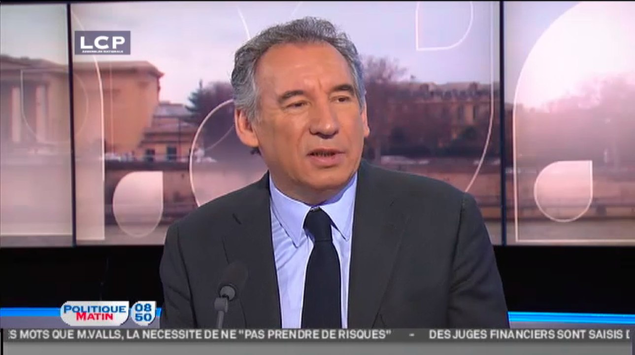 Politique Matin : Politique Matin : François Bayrou (MoDem)