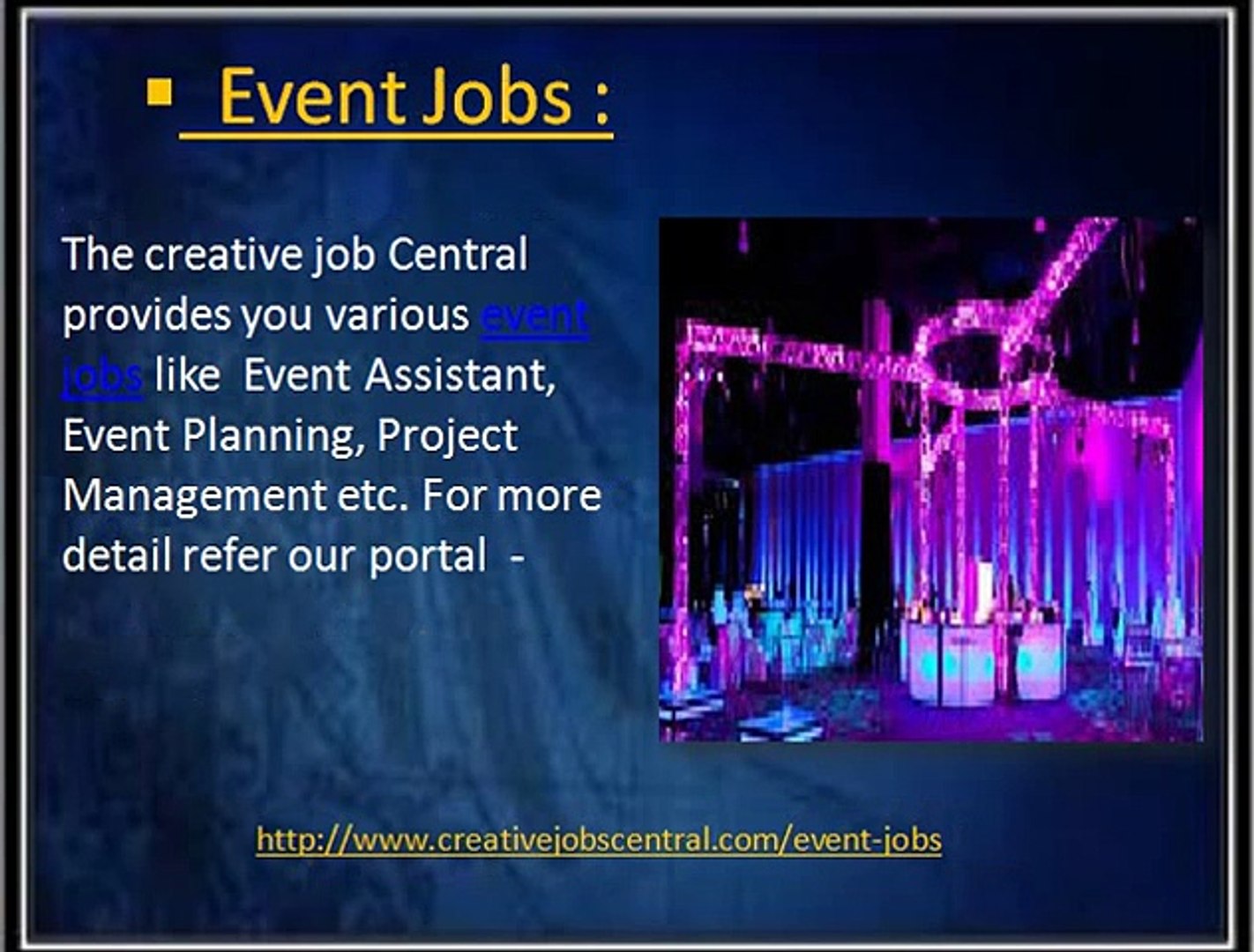 ⁣Excellent Jobs Opportunities At Creative Jobs Central