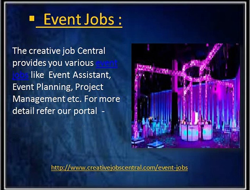 Excellent Jobs Opportunities At Creative Jobs Central